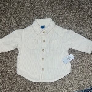 Old Navy White Button Down Shirt Classic Style